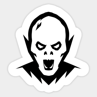 Minimalistic Vampire Sticker